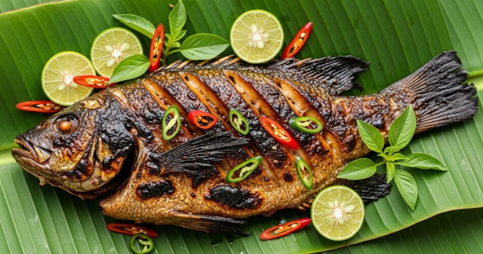 Indonesian Grilled Fish (Ikan Bakar)