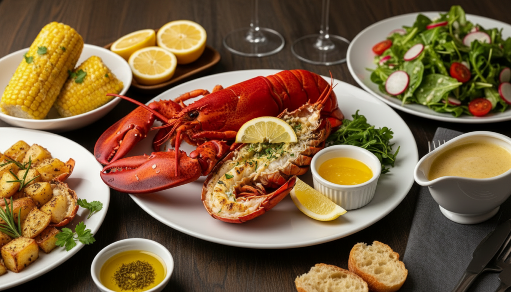 perfectly cooked lobster