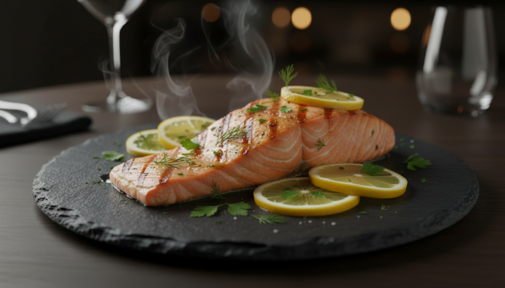 Lemon Herb Grilled Salmon