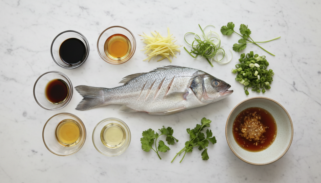 Chinese Ginger Steamed Fish