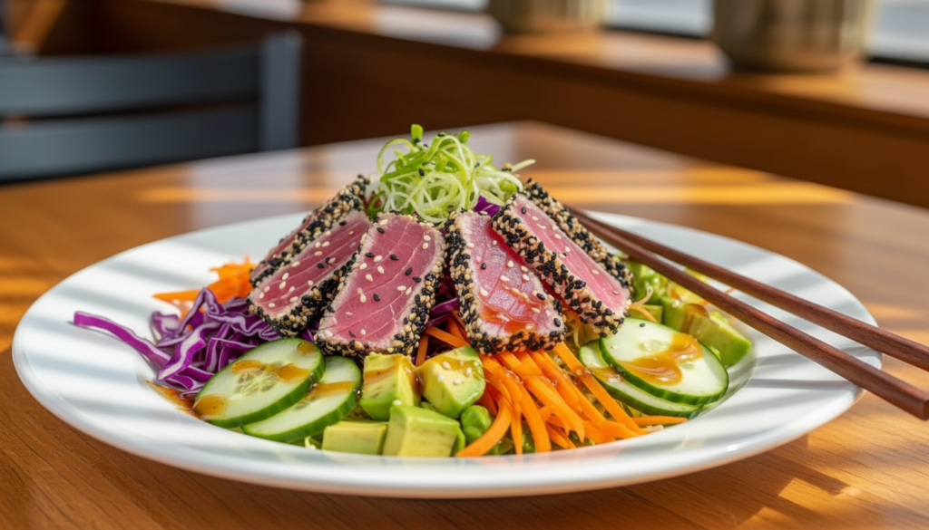 Asian Sesame Seared Tuna Salad