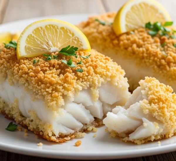 Baked Cod with Crispy Panko Crust
