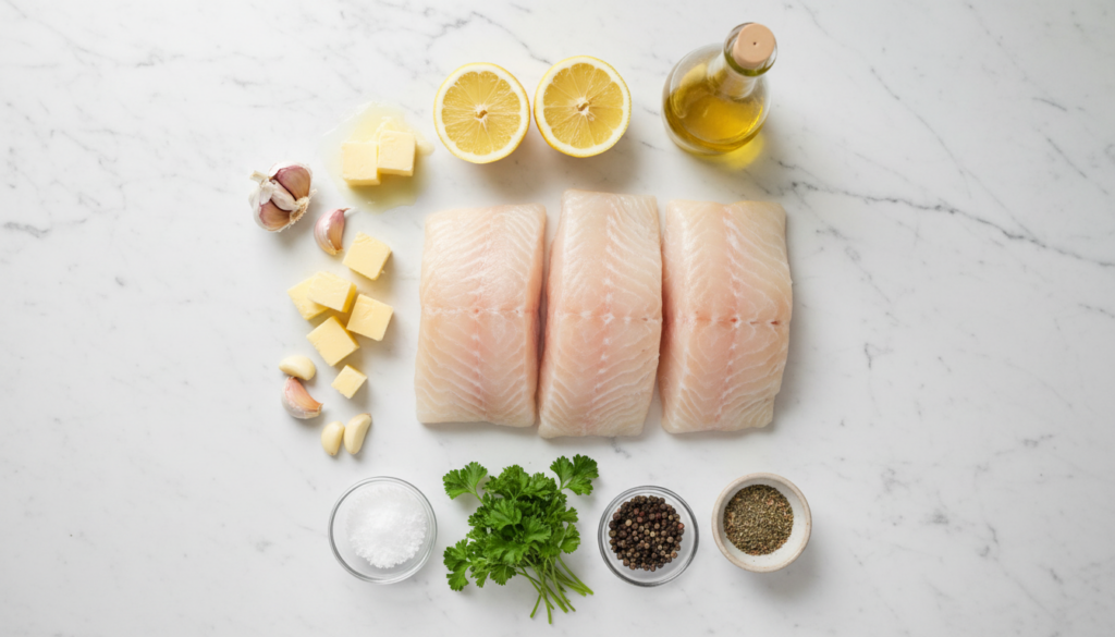 This easy garlic butter fish recipe features flaky fish cooked in a flavorful garlic and lemon butter sauce — a perfect one-pan seafood dinner.