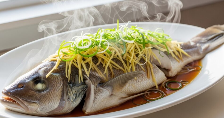 Chinese Ginger Steamed Fish