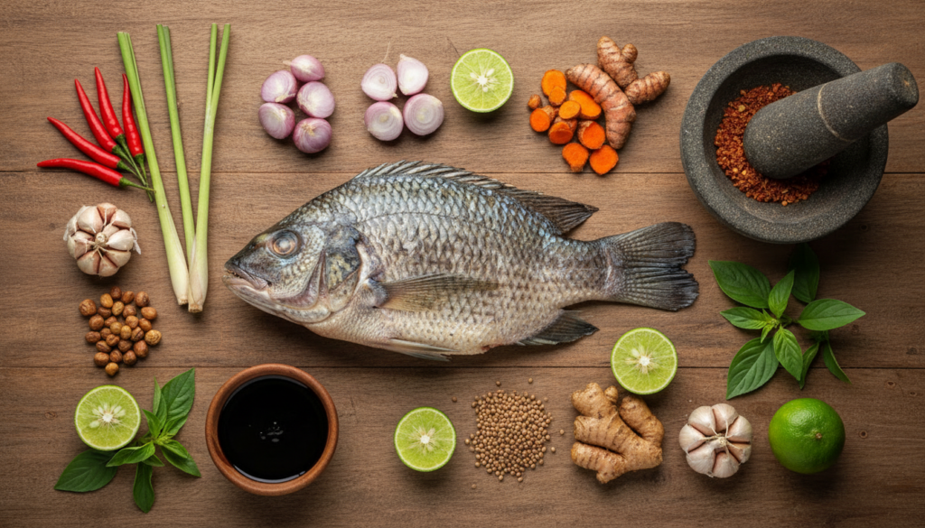 Indonesian Grilled Fish (Ikan Bakar)