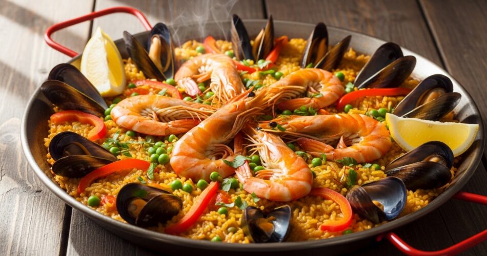 seafood paella recipe
