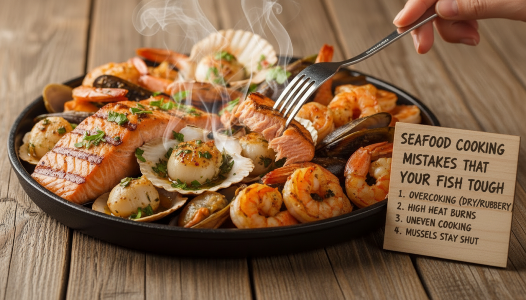 Seafood Cooking Mistakes That Make Your Fish Tough