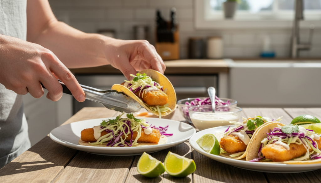 Fish Tacos Recipe – Crispy, Fresh & Easy Seafood Tacos