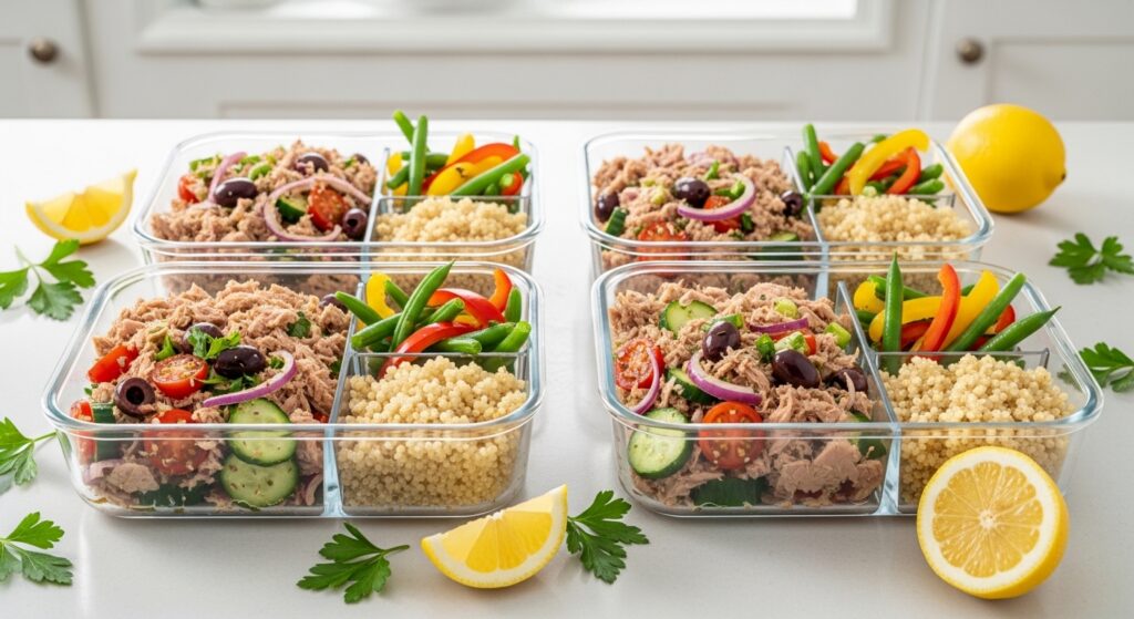 How to Make Healthy Mediterranean Tuna Salad