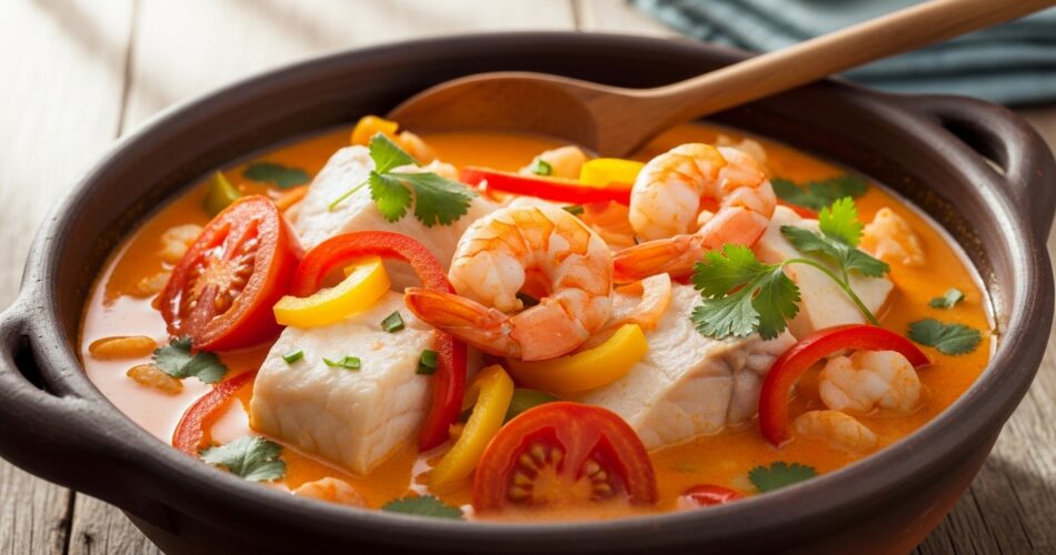Brazilian Seafood Stew (Moqueca) – Authentic Coconut Fish Stew Recipe