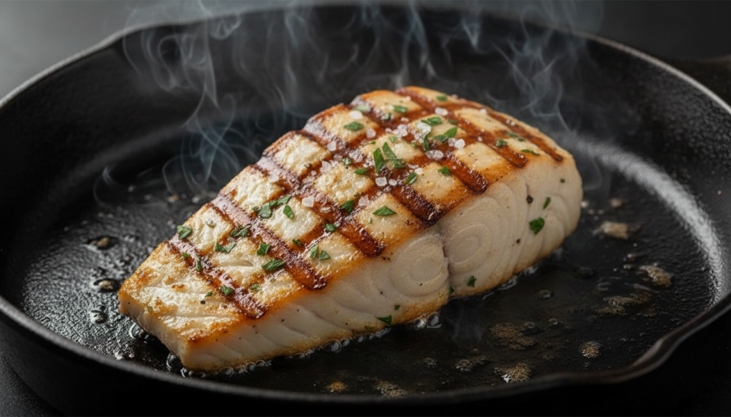 Mahi-mahi fillet cooking