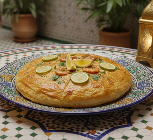 Moroccan fish pastilla