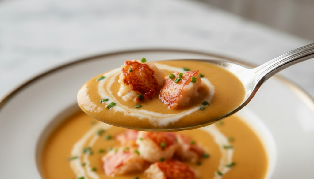 Canadian lobster bisque