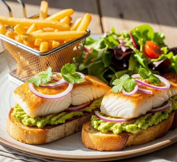 Avocado Fish Sandwich Recipe | Healthy & Easy Seafood Meal