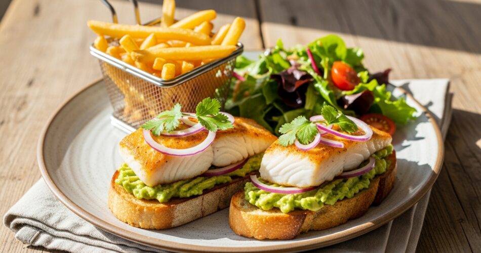 Avocado Fish Sandwich Recipe | Healthy & Easy Seafood Meal
