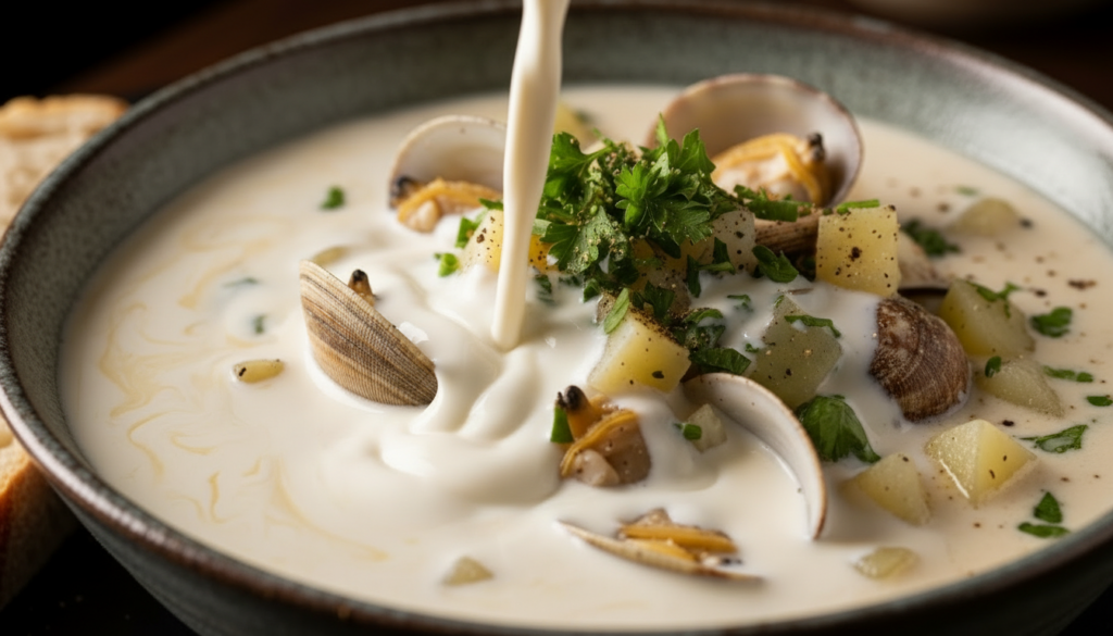 Clam Chowder (Creamy Seafood Soup)