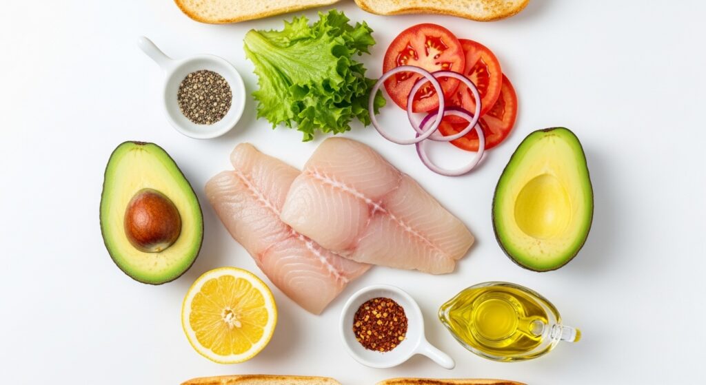 Avocado Fish Sandwich Recipe | Healthy & Easy Seafood Meal