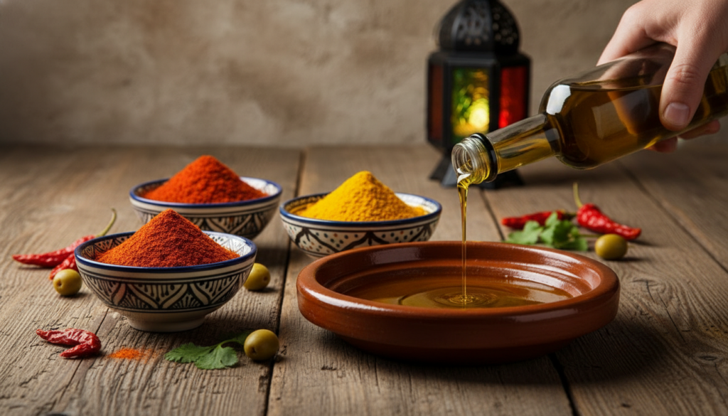 Moroccan fish tagine
