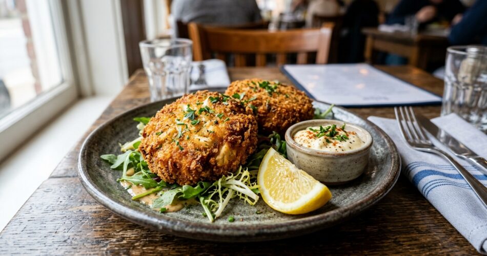 Make the best crispy and juicy crab cakes at home with this easy seafood recipe. Golden, flavorful, and packed